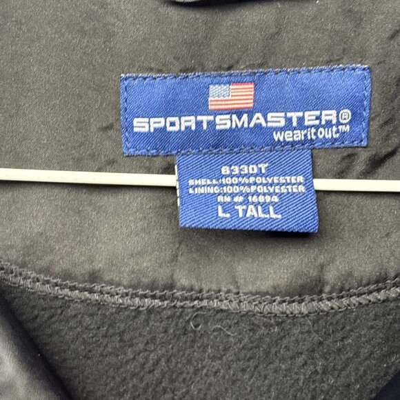 Coca Cola Men's Sportsmaster Jacket Large Tall Removable Sleeves Fleece Lined - Picture 4 of 13